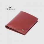 Портмоне мужское TERGAN 1500 Небольшое На кнопке На 10 карточек BORDO RUSTIC Бордовый/Пурпурный