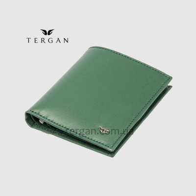 Портмоне мужское TERGAN 1500 Небольшое На кнопке На 10 карточекYESIL RUSTIC
