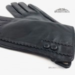 Перчатки кожаные мужские PAIDI M31-1 Черные DEEP BLACK Чёрные на шерстяной подкладке Перчатки кожаные женские PAIDI 21-220-2 LAMB BLACK Чёрные на шерстяной подкладке 