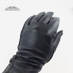 Перчатки кожаные мужские PAIDI M31-1 Черные DEEP BLACK Чёрные на шерстяной подкладке Перчатки кожаные женские PAIDI 21-220-2 LAMB BLACK Чёрные на шерстяной подкладке 