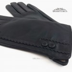 Перчатки кожаные мужские PAIDI M31-1 Черные DEEP BLACK Чёрные на шерстяной подкладке Перчатки кожаные женские PAIDI 21-220-2 LAMB BLACK Чёрные на шерстяной подкладке 