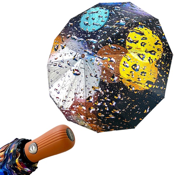 Зонт женский автомат Три Слона TSL220-2 SATIN Multicolor