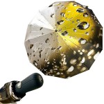 Женский складной зонт автомат Три Слона TSL220-4 Golden Rain 12 спиц