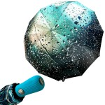 Женский складной зонт автомат Три Слона TSL220-5 Aqua Rain 12 спиц