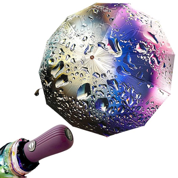 Зонт женский автомат Три Слона TSL220-6 SATIN Multicolor