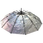 Женский складной зонт автомат Три Слона TSL220-6 Rainbow Rain 12 спиц