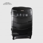 Чемодан Средний WITTCHEN 56-3A-402 Пастик ABS на колесах  Plastc ABS 11 Black Черный Черный