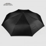 Зонт Автомат Три Слона F23 614 Ручка прямая кожаная Материал купола 100% Polyester Polyester BLACK Черный