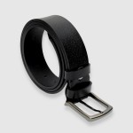 Ремень для джинс кожаный TONY BELLUCCI TB-600- 893 BLACK Черный 