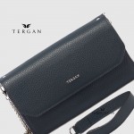 Клатч женский TERGAN 79900 Кожаный На цепочке LACIVERT FLOATER 