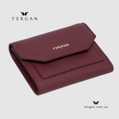 Кошелек женский TERGAN 5809 Кожаный BORDO MONACO Бордовый