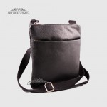 Сумка Кожаная Через плечо EMANUELA FERRETTI 880130  BLACK floater Черный