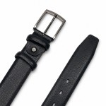 Ремень кожаный джинсовый VIRGINIA CONTI CVV-80198/40 PEBBLE Черный