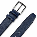 Ремень кожаный джинсовый VIRGINIA CONTI CVV-80198/40 PEBBLE Темно-синий
