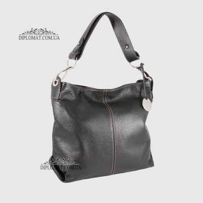Сумка Женская Кожаная Ручка на плечо BELLINI Rignano 8695 BLACK floater