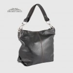 Сумка Женская Кожаная Ручка на плечо BELLINI Rignano 8695  BLACK floater Черный