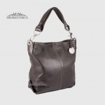 Сумка Женская Кожаная Ручка на плечо BELLINI Rignano 8695  DARK BROWN floater Коричневый