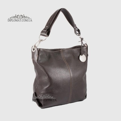 Сумка Женская Кожаная Ручка на плечо BELLINI Rignano 8695 DARK BROWN floater