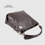 Сумка Женская Кожаная Ручка на плечо BELLINI Rignano 8695  DARK BROWN floater Коричневый