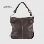 Сумка Женская Кожаная Ручка на плечо BELLINI Rignano 8695  DARK BROWN floater Коричневый