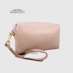 Косметичка женская GIADA PELLE 0027 Кожаная на Одно отделение Металлическая фурнитура  KUM FLOATER Бежевый 