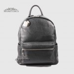 Рюкзак женский Кожаный BELLINI Bruna V0031  BLACK floater Черный