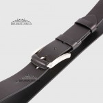 Ремень для джинс TERGAN 3058 Кожаный SIYAH RUSTIC Черный