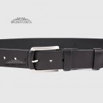 Ремень для джинс TERGAN 3058 Кожаный SIYAH RUSTIC Черный