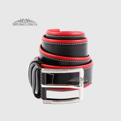 Ремень TERGAN 3264 KIRMIZI FLOATER/SIYAH FLOATER