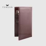 Портмоне мужское TERGAN 1293 Вертикальное для документов и карточек KAHVE FIESTA Темно Коричневый