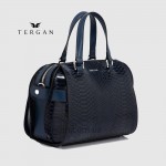 Сумка Женская Кожаная TERGAN 79658  LACIVERT PYTHON 