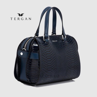 Сумка Женская Кожаная TERGAN 79658 LACIVERT PYTHON