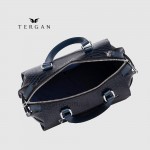 Сумка Женская Кожаная TERGAN 79658  LACIVERT PYTHON 