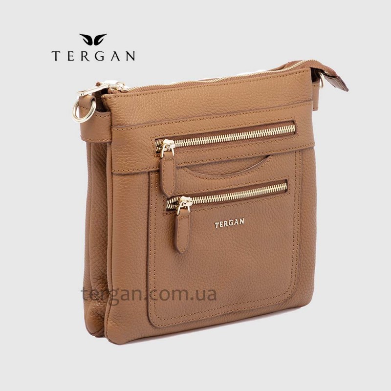 Сумка Через плечо TERGAN 79649 На два отделения TABA FLOATER Светло-коричневый