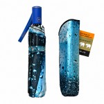 Зонт женский полуавтомат Три Слона 34023-2 AQUA, Бирюзовый 