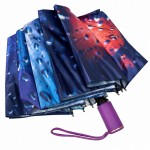 Зонт женский полуавтомат Три Слона 34023-6 NEON RAIN, Синий