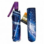 Зонт женский полуавтомат Три Слона 34023-6 NEON RAIN, Синий
