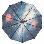 Зонт женский полуавтомат Три Слона 34023-6 NEON RAIN, Синий