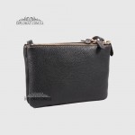 Сумка Кросс Боди на молнии Кожаная Женская BELLINI Antimo 303  BLACK floater Черный