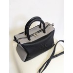 Сумка Женская Кожаная VALIENTE 716  FLOATER BLACK & TAUPE 