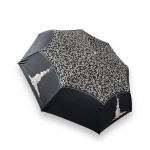 Зонт Механический Три Слона 55mini- Pongee Black/White Мини зонт  ручка пластик круглая  Черный Белый