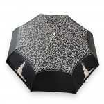 Зонт Механический Три Слона 55mini- Pongee Black/White Мини зонт  ручка пластик круглая  Черный Белый