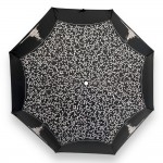 Зонт Механический Три Слона 55mini- Pongee Black/White Мини зонт  ручка пластик круглая  Черный Белый