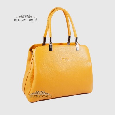Сумка Женская Кожаная GUARD 604 YELLOW FLOATER