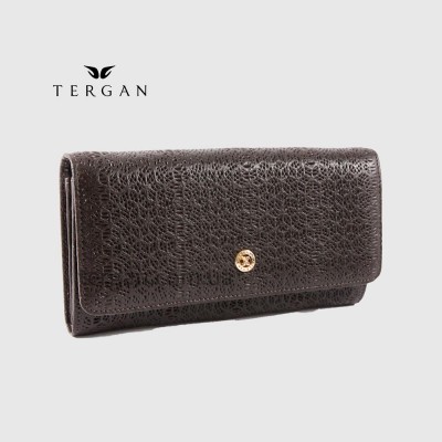 Кошелек женский TERGAN 5787 Кожаный KAHVE FLOATER Коричневый