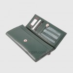 Кошелек женский TERGAN 5807 Классический На кнопке Небольшого размера Отделение для мелочи на молнии KOYU YESIL - ARSEL Зеленый