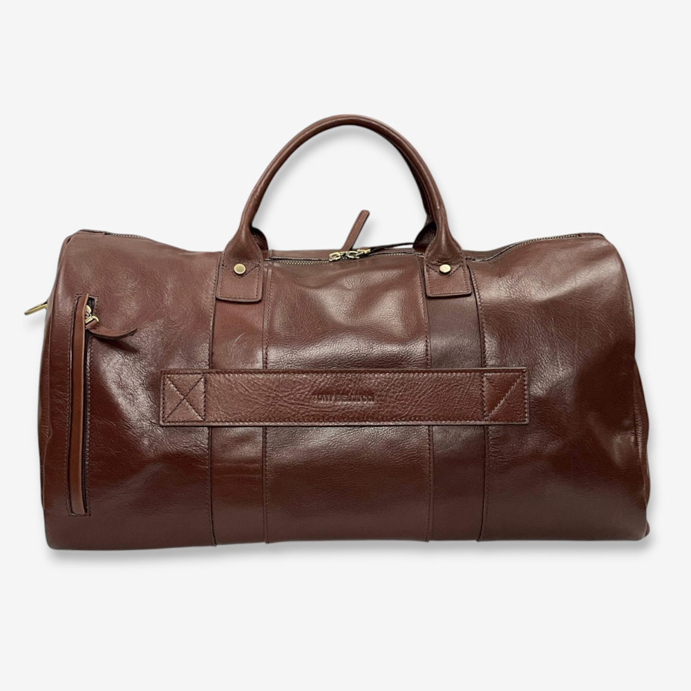 Дорожная кожаная сумка TONY BELLUCCI T-5146 KR-04 BROWN | Оригинал