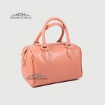 Сумка Бочонок Женская Кожаная BELLINI BP005 Trunk  ROSE smooth Красный/Розовый