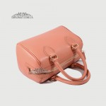 Сумка Бочонок Женская Кожаная BELLINI BP005 Trunk  ROSE smooth Красный/Розовый