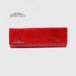 Ключницы кожаные CANPELLINI 143 ANT Большая На карабинах для 6 ключей 142 RED CROCO LAK Красный  Красный